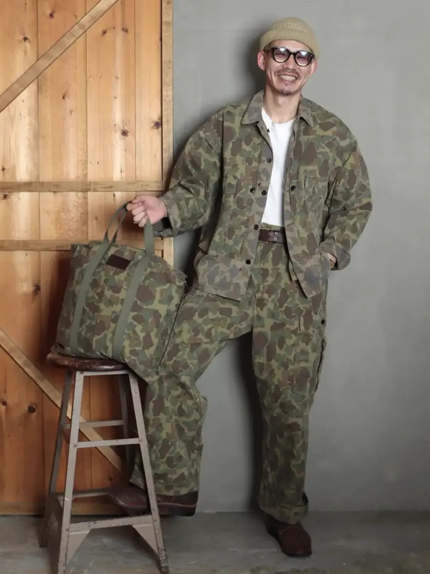 在庫集めました!!》40s MONKEY PANT - MIX DUCK HUNTER CAMO