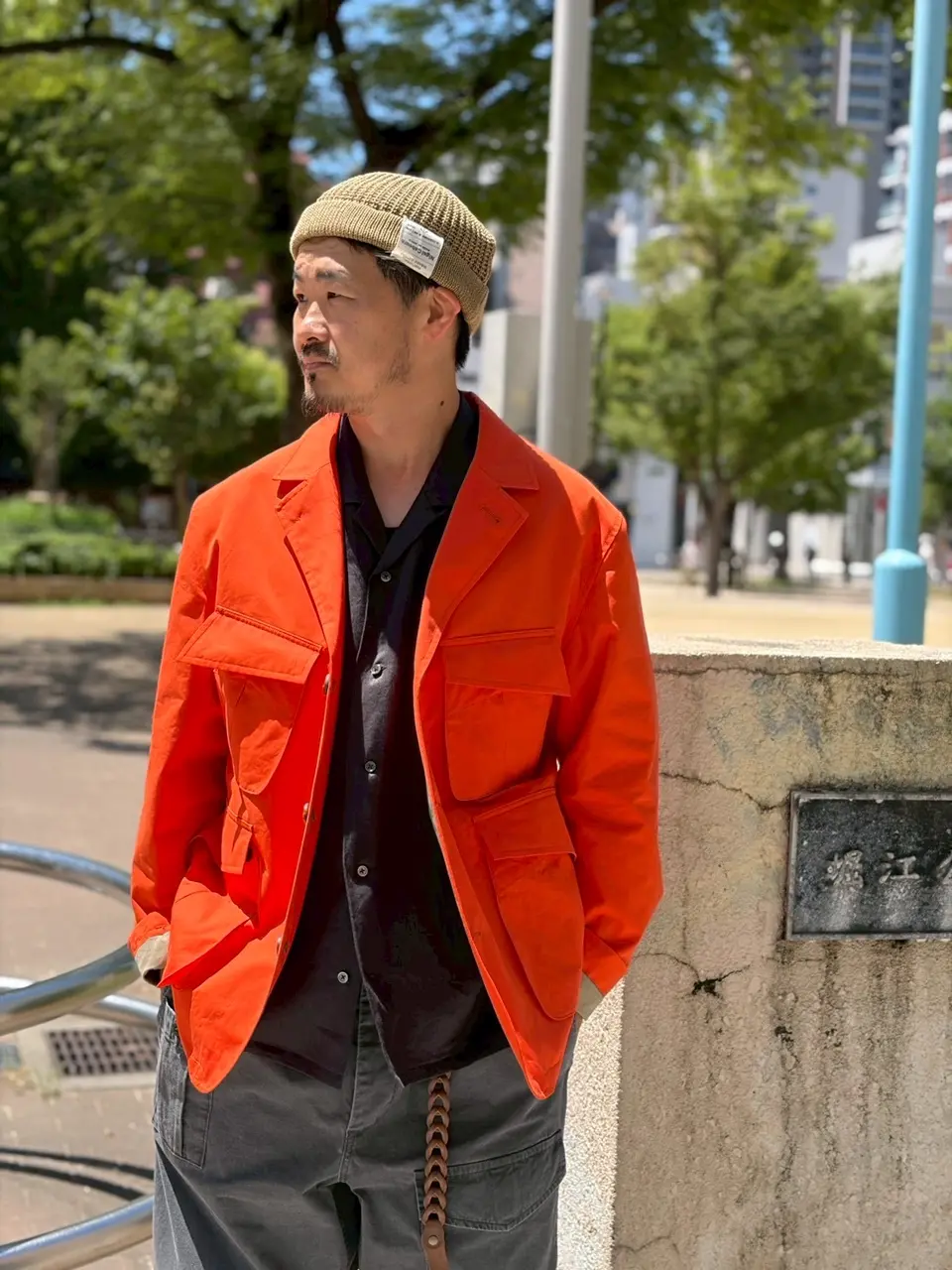 ラグジュアリーに昇華したミリタリージャケット》-UTILITY JACKET