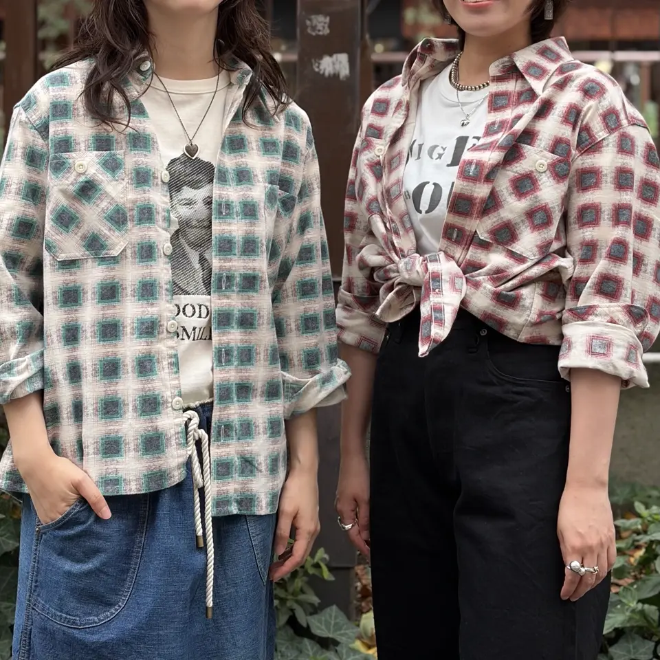 アメカジの原点》50s FLANNEL CHECK SHIRT / 50s BUGGY PT W / FLANNEL