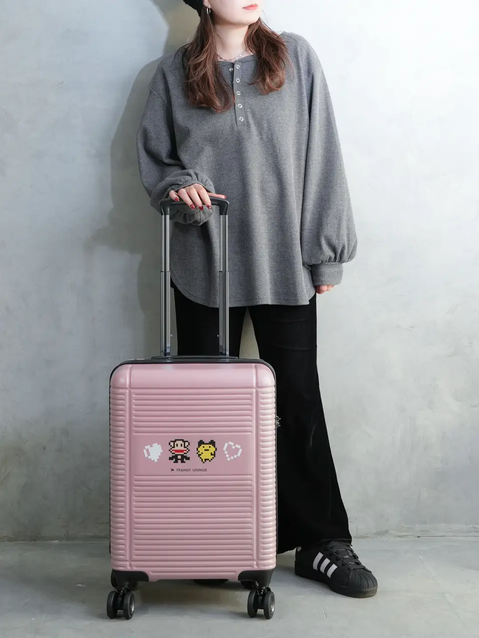 トランジットラウンジ スーツケース たまごっち コラボ PAUL FRANK 34L