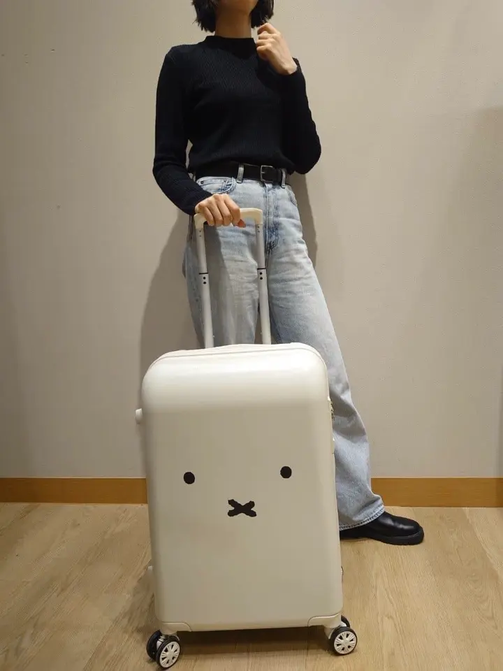 【新品未使用タグ付き】ジプソフィア　citybag ⭐︎ 新品！ ハピタス ミッフィー シフレ スーツケース 60L 57cm 3.8kg レディース