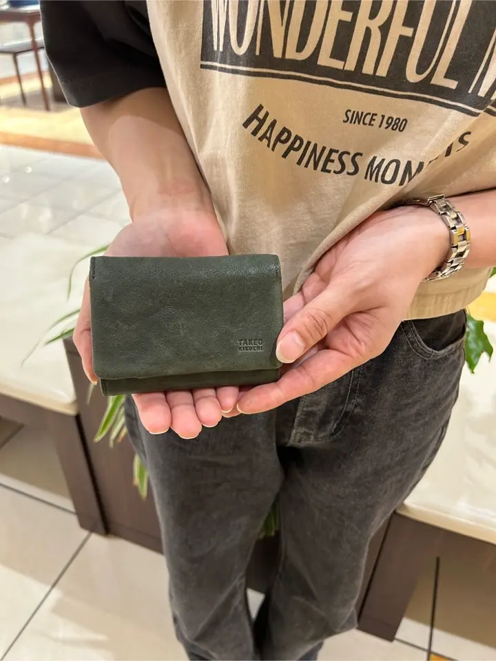 タケオキクチ 三つ折り財布 ミニ財布 オイスター メンズ 720623 TAKEO