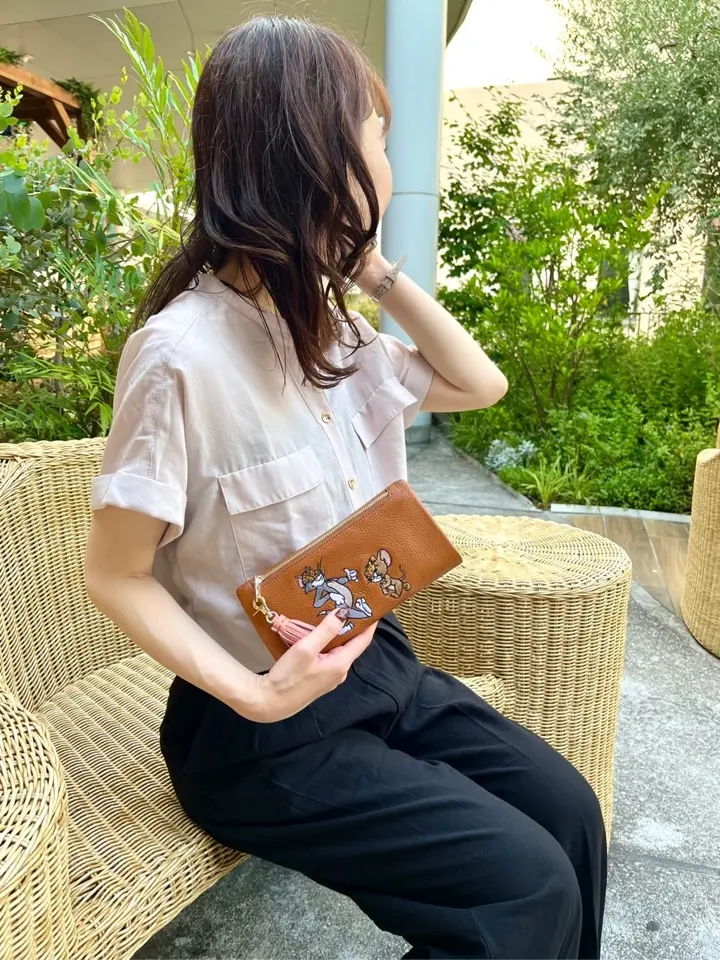 エフィー トムとジェリー 長財布 ラウンドファスナー レディース CUB3