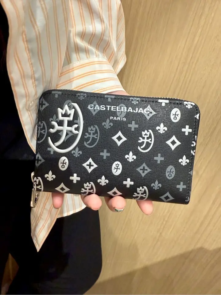カステルバジャック 財布 二つ折り 二つ折り財布 ラウンドファスナー
