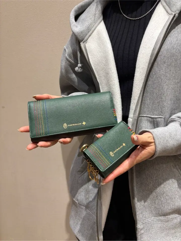 カステルバジャック シェスト 長財布 027604 グリーン CASTELBAJAC カステルバジャック 長財布 牛革グリーン/シェスト