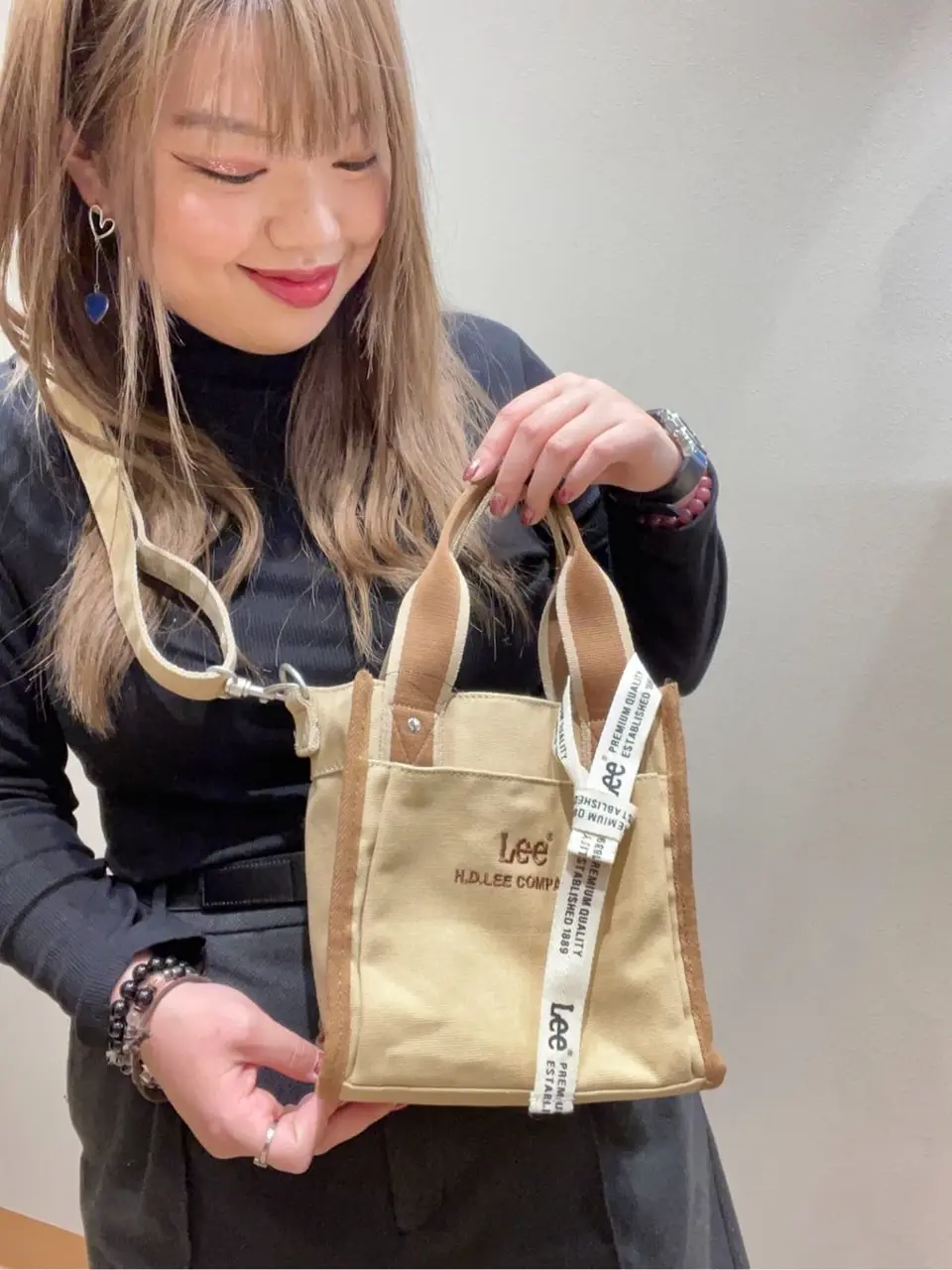 Lee ミニトート 2WAY キャンバス レディース 320-1301 arcana リー