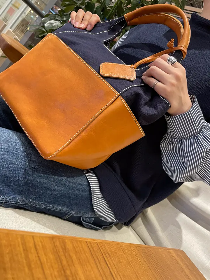 NAKAJIMA FES トートバッグ フェス fes fes 48974 ナチュラルレザートートバッグ （ブラウン