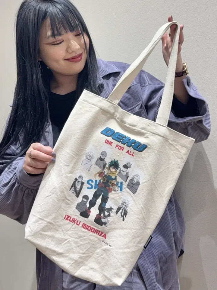 ヒロアカ　Tシャツ トートバッグ 僕のヒーローアカデミア アウトドアプロダクツ コラボ アニメ ヒロアカ