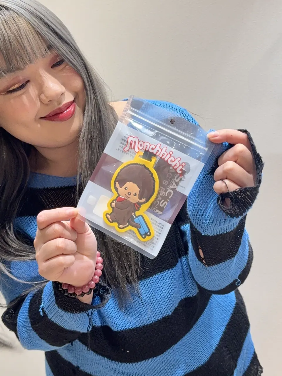 モンチッチ PVCネームタグ レディース AMK-001 AM-018 Monchhichi