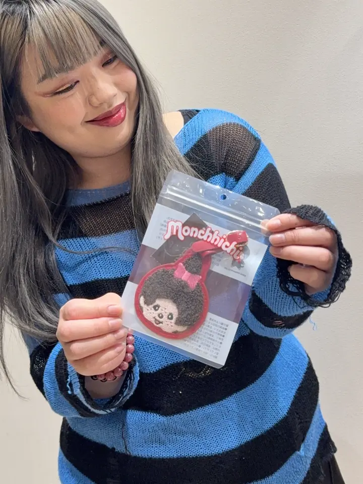 モンチッチ サガラ刺繍 ネームタグ レディース AMS-004 AM-017