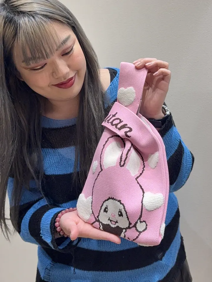 モンチッチ ニットバッグ S レディース AMN-02 AM-014 Monchhichi