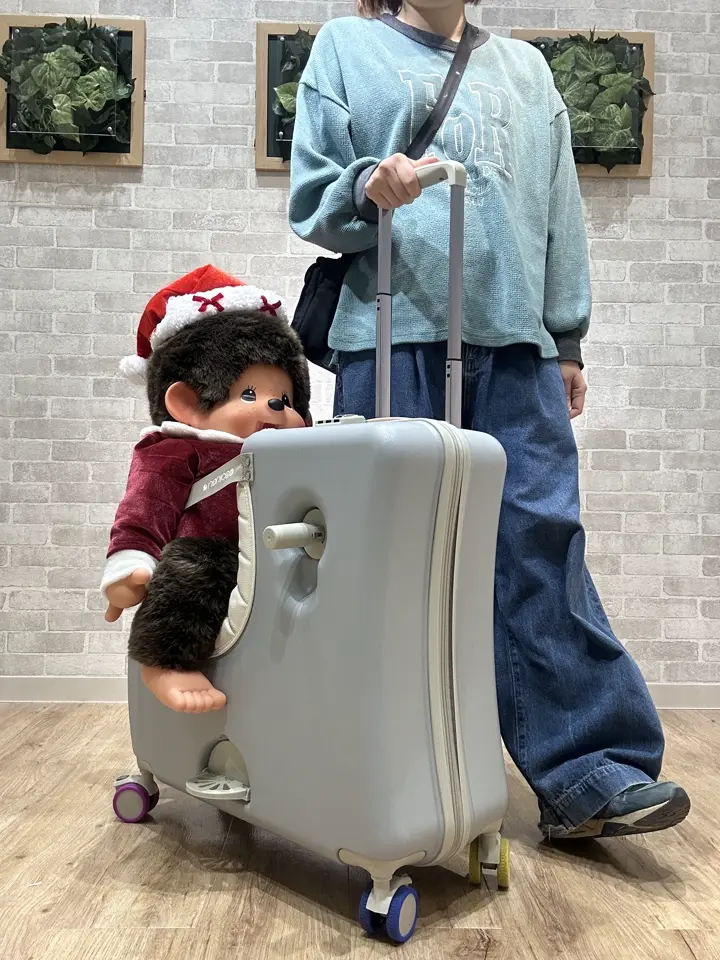 ノリッコ 子どもが乗れるキャリーケース スーツケース シート付き 64L