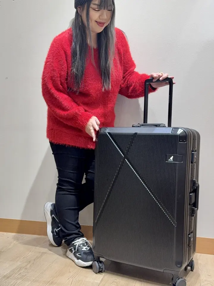 カンゴール スーツケース 90L 75cm 5.2kg クロスエイト フレーム