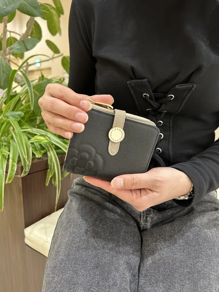 クレイサス 二つ折り財布 レディース 本革 ブラン 188402 CLATHAS