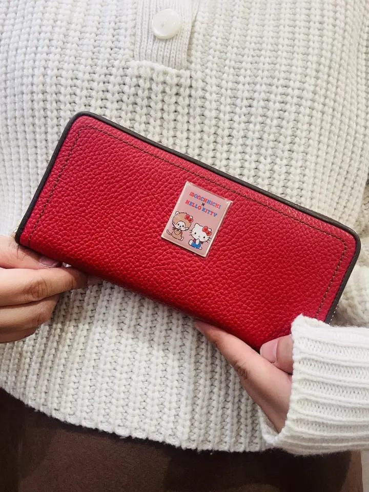 エフィー モンチッチ ハローキティ 長財布 ラウンドファスナー