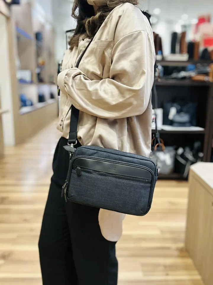 タケオキクチ ショルダーバッグ クエスト メンズ 786101 日本製 TAKEO