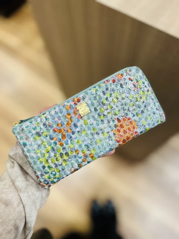 エフィー 長財布 L字ファスナー 本革 友禅染 レディース NW1-26 efffy