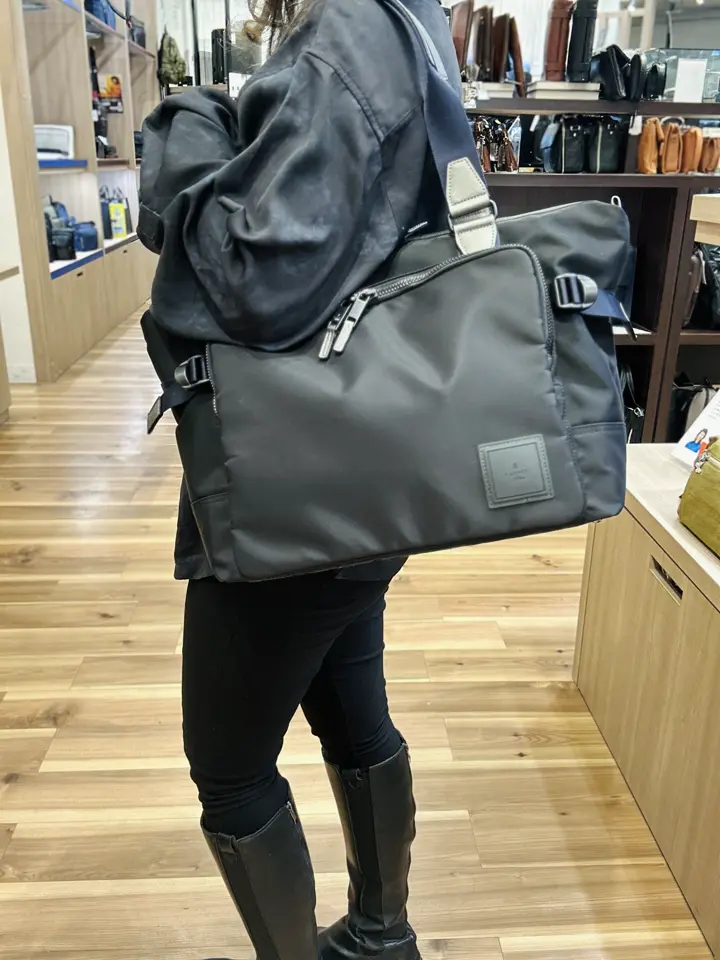 ランバンオンブルー トートバッグ B4 ボストンバッグ 撥水 ショート