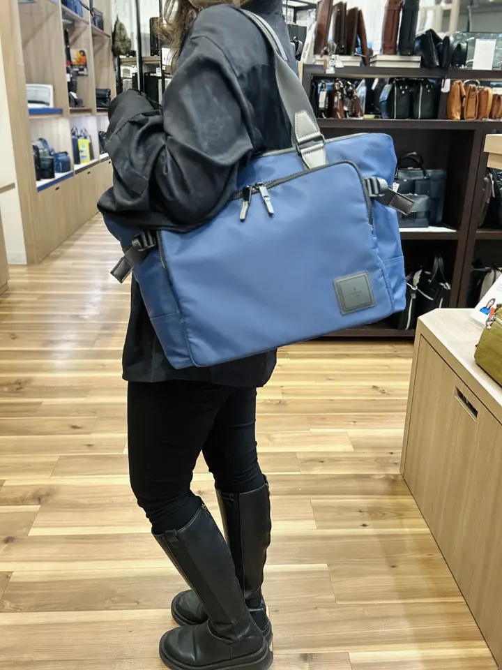 ランバンオンブルー トートバッグ B4 ボストンバッグ 撥水 ショート