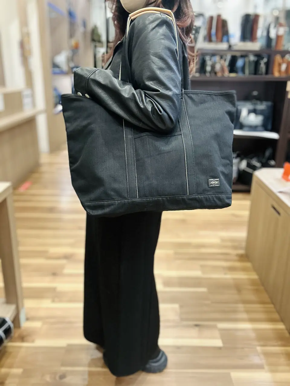 ポーター ノアール トートバッグ(L) 895-15158 PORTER NOIR TOTE BAG(L