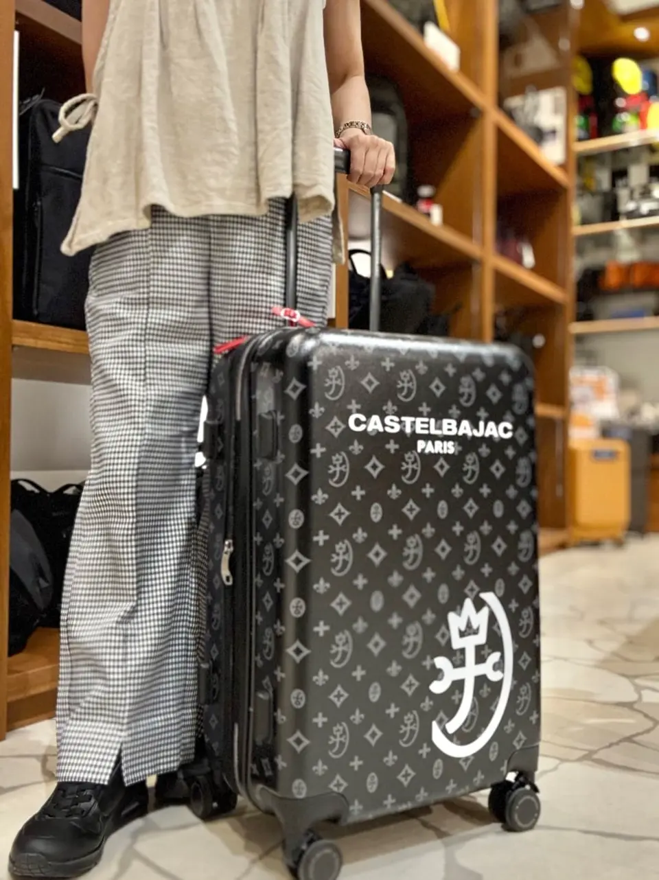 カステルバジャック スーツケース キャリーケース 拡張 エキス