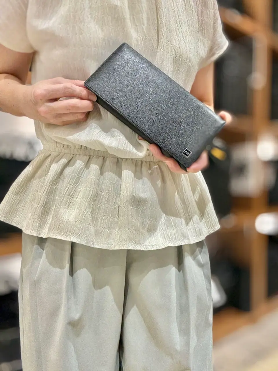 イズイット 長財布 かぶせ 本革 メンズ ポリマー 989606 ISIT IS/IT