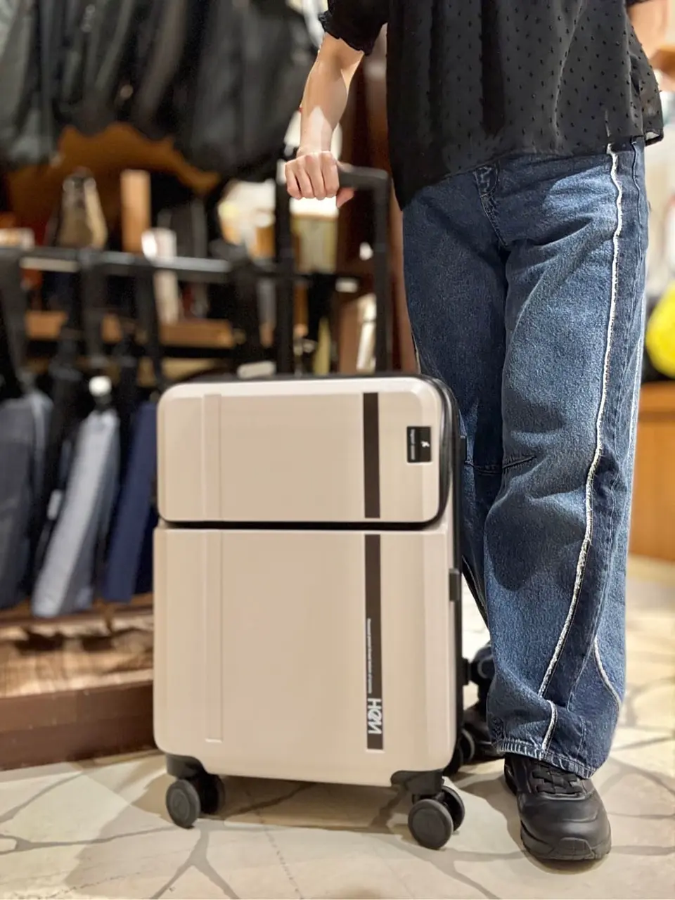 ヘム×トランジットラウンジ スーツケース 43L 47cm 3.9kg キャリー