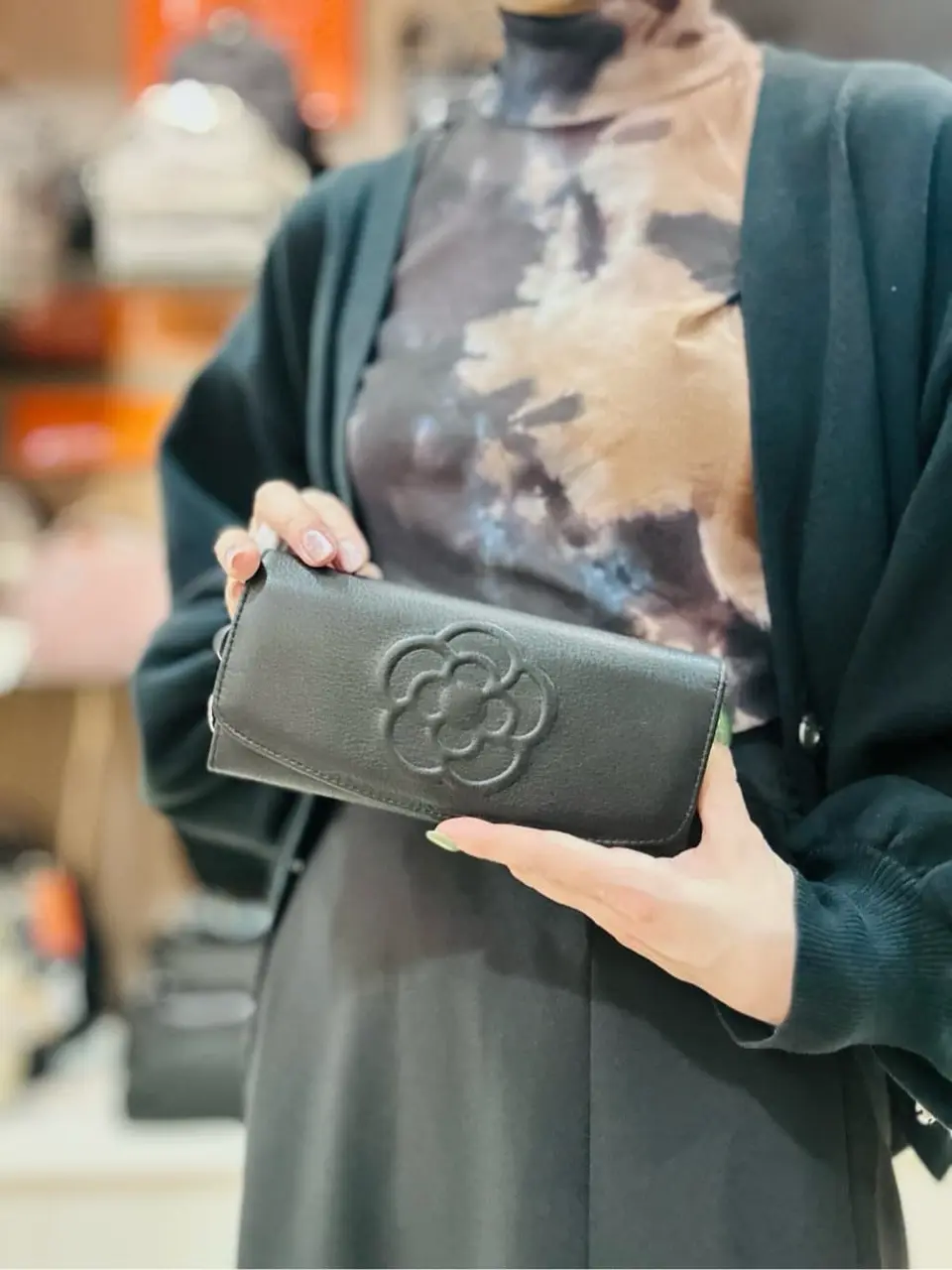 クレイサス 長財布 かぶせ 本革 レディース ワッフル 185430 190320