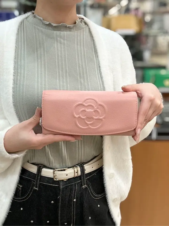 小物 gami クレイサス 長財布 かぶせ 本革 レディース ワッフル 185430