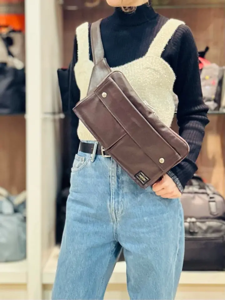 美品 名作✨PORTER⭐︎フリースタイル ボディバッグ ウェストバッグ 美品 名作✨PORTER⭐︎フリースタイル ボディバッグ ウェストバッグ