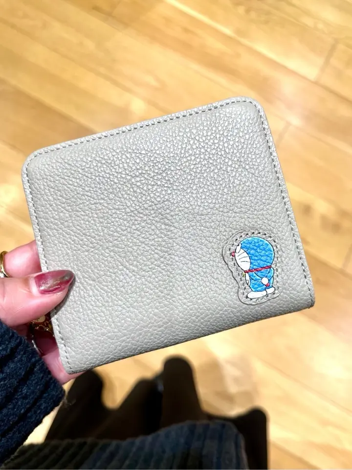 キソラ 二つ折り財布 ドラえもん グレー キソラ 二つ折り財布 ドラえもん グレー キソラ ドラえもん 二