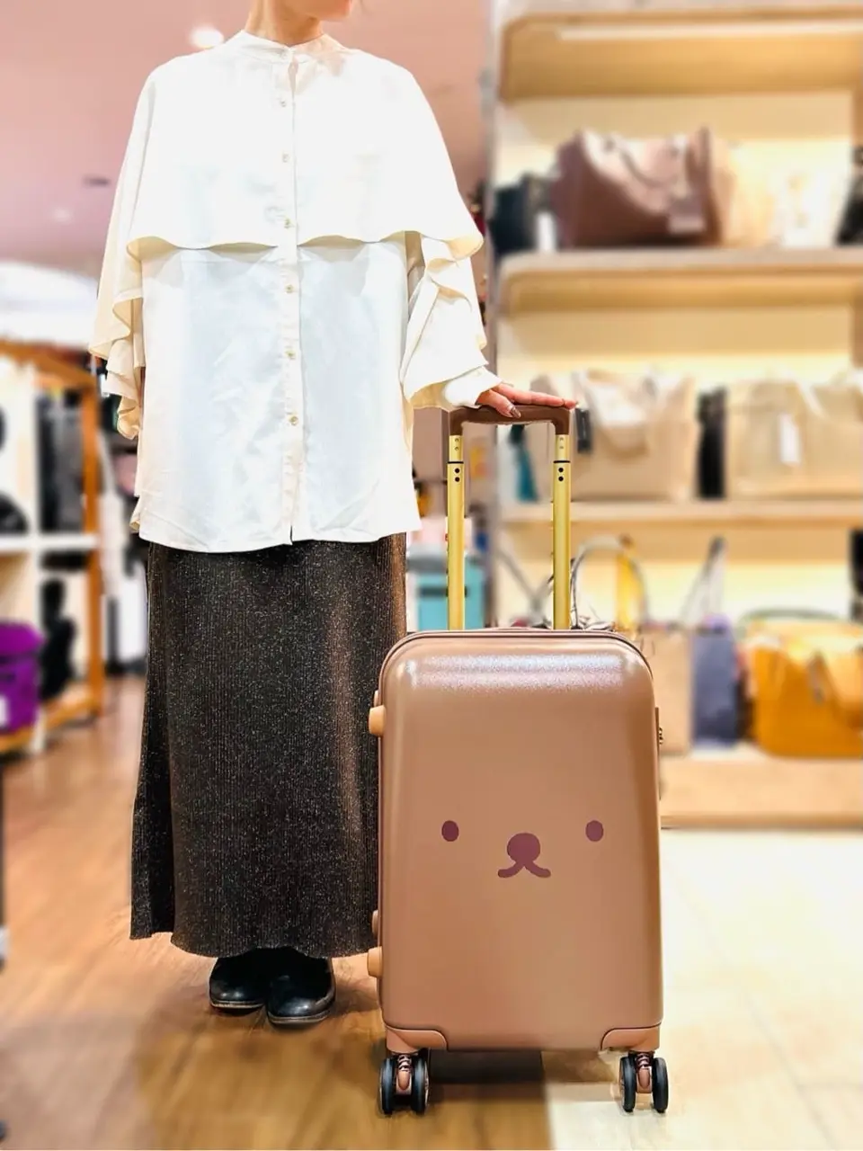 ハピタス ミッフィー シフレ スーツケース 60L 57cm 3.8kg レディース