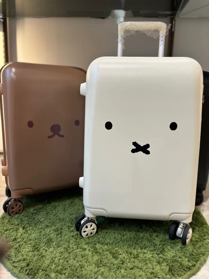 ♬ハピタス ミッフィー ストロベリーキャリーケース スーツケース♬ ハピタス】ミッフィー ストロベリー キャリーケース/スーツ