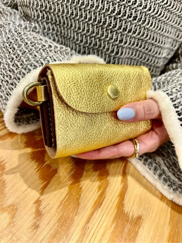 キソラ 三つ折り財布 メタリック・ルーチェ ユニセックス KIKN-123