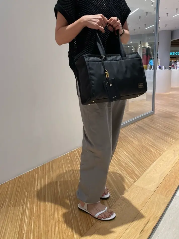 PORTER SHEA ブリーフトートバッグ ブラック 美品 ポーターガール シア