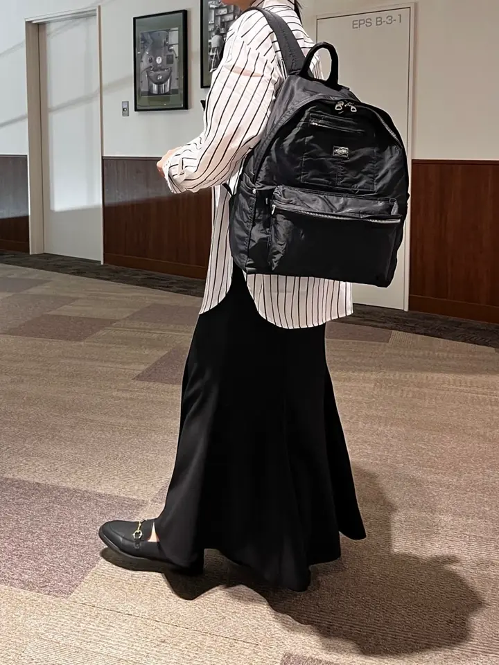 一点物✨ ポーター リュック マザーズバッグ ブラック CUE バック