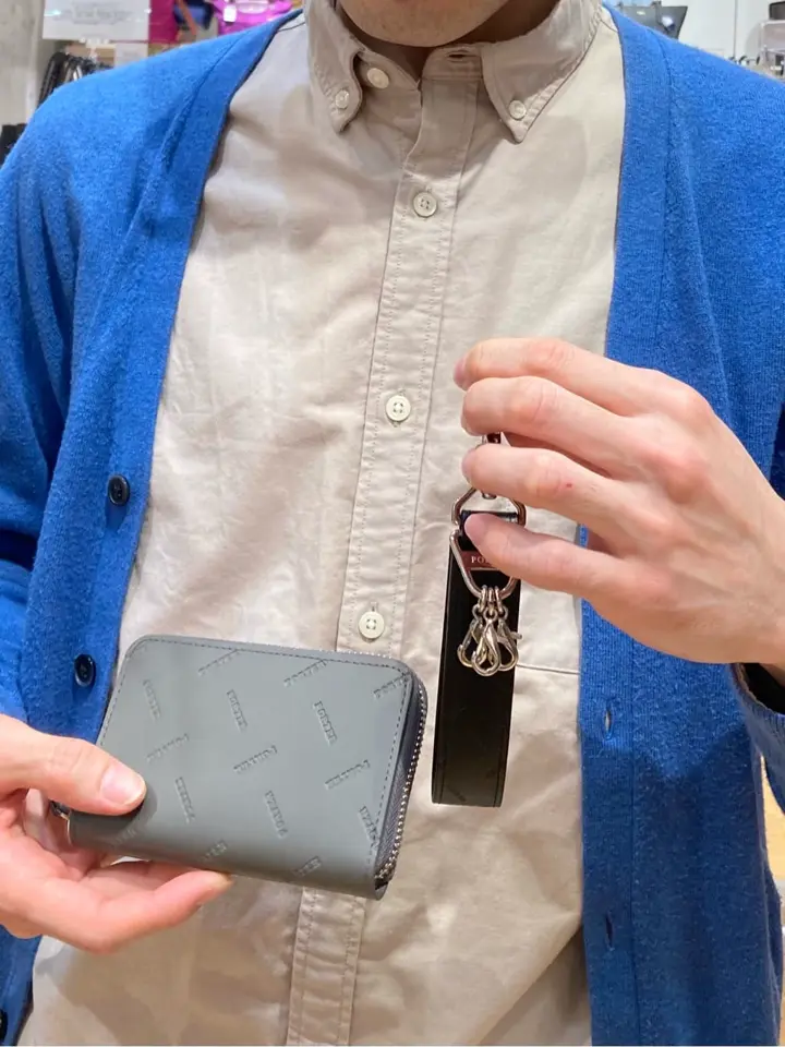 Bottega Veneta 編み込みレザー キーホルダー aq11747 ボッテガ