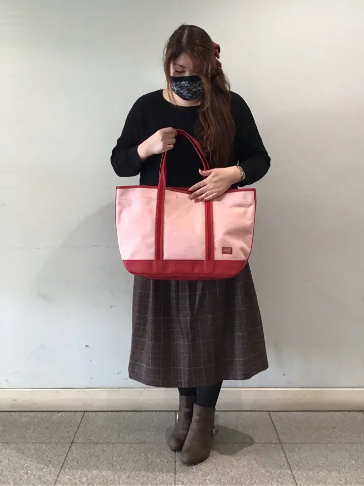 ポーター ボーイフレンドトート シャンブレー トートバッグ(L