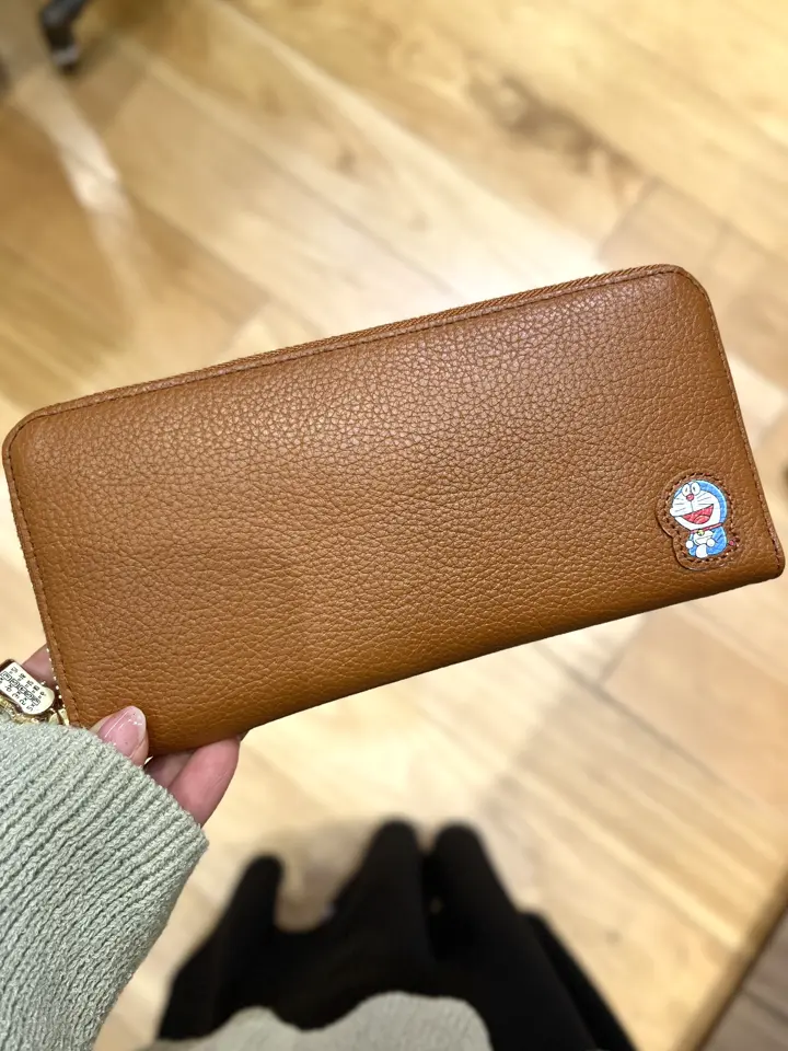 新品】kissora キソラ ドラえもん 長財布 ロングウォレット ブラウン