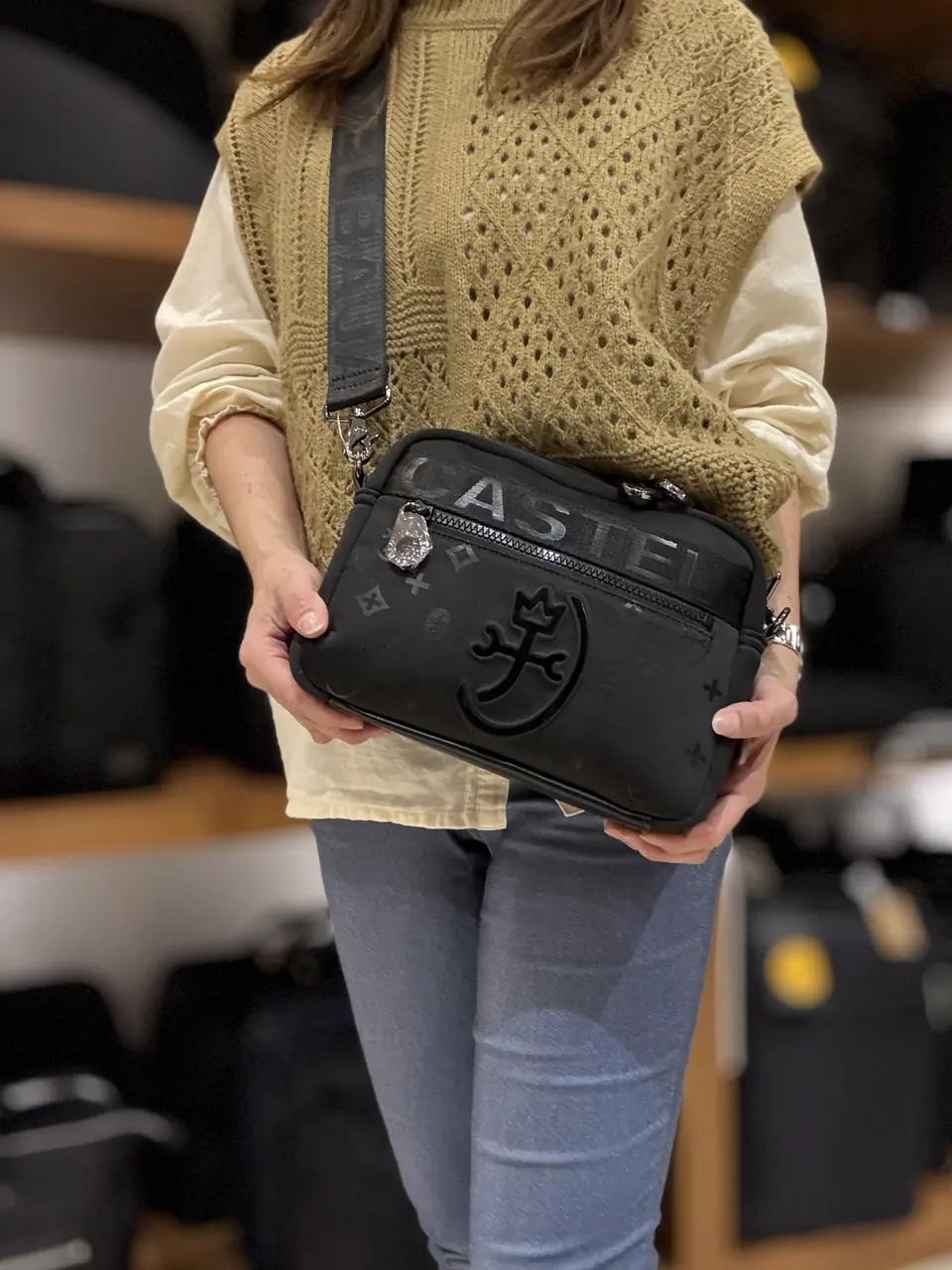 カステルバジャック ショルダーバッグ ミニショルダー 肩掛け 横型