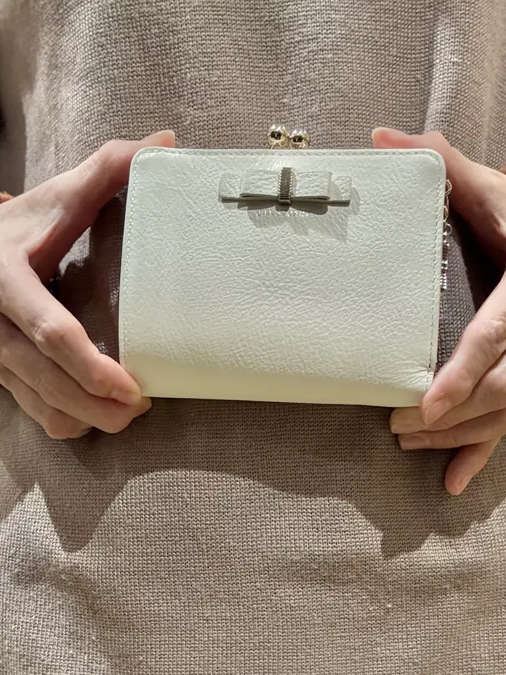 ジルスチュアート 二つ折り財布 本革 がま口 レディース JSLW4CS1