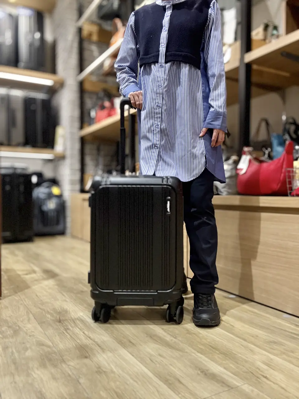 バーマス スーツケース ワンタッチフロントオープン 36L 48cm 機内