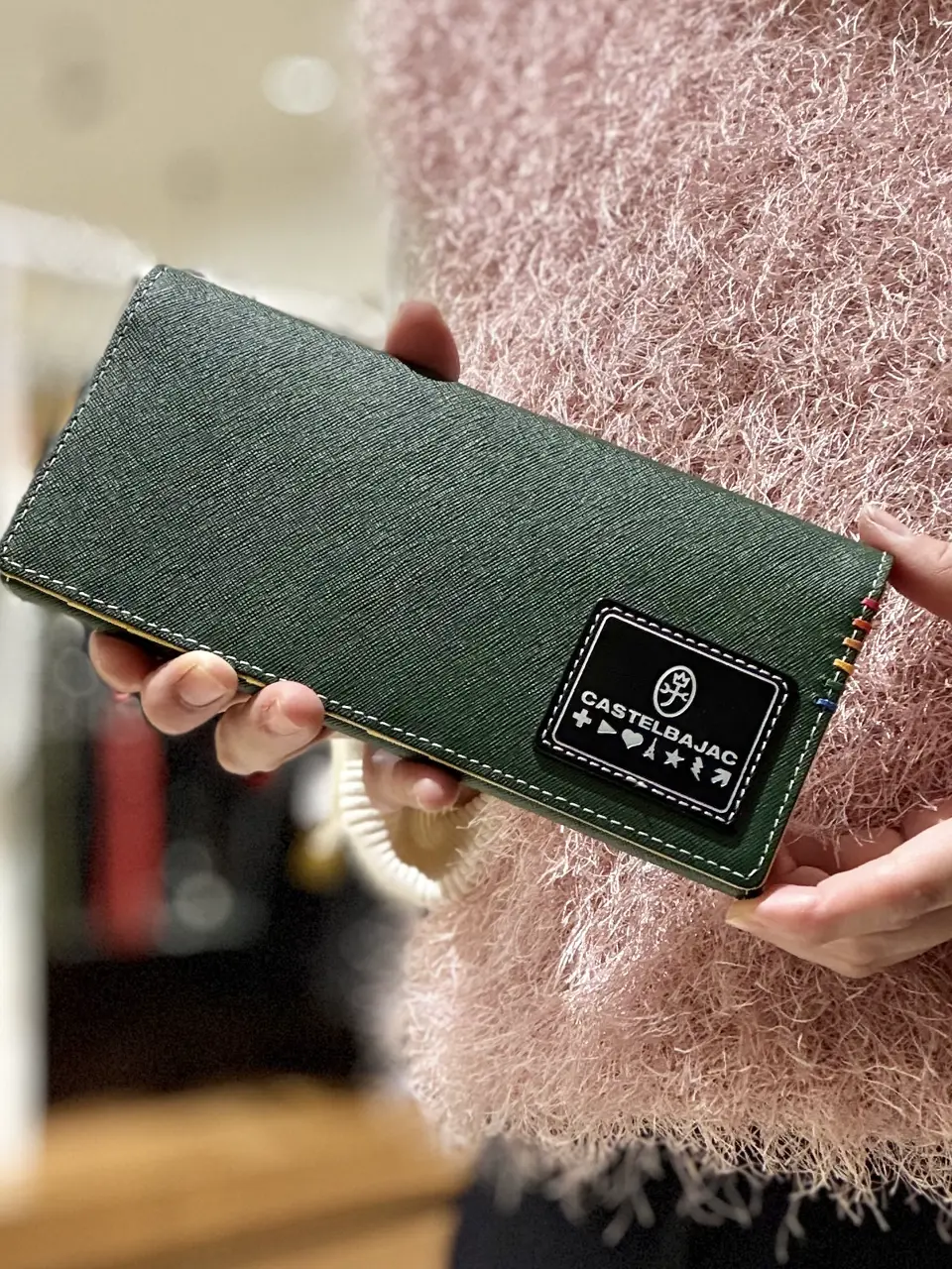 カステルバジャック 長財布 かぶせ 本革 ソート 034615 メンズ