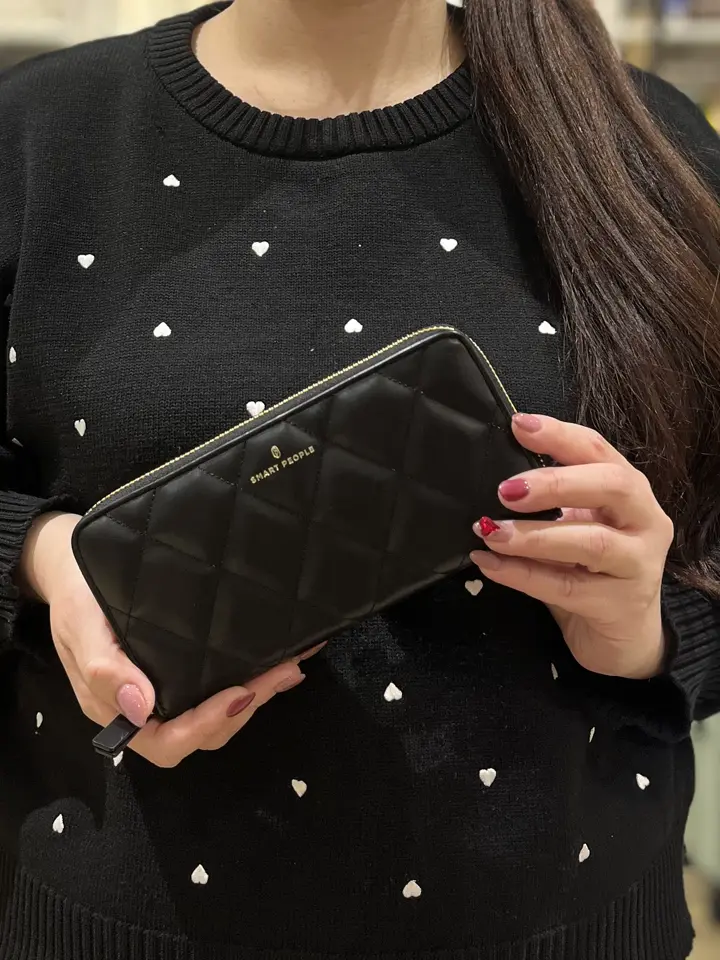 スマートピープル 長財布 ラウンドファスナー レディース SPOL-01