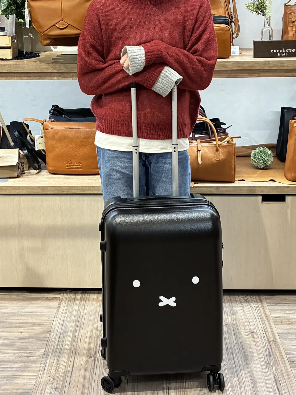 ハピタス ミッフィー シフレ スーツケース 60L 57cm 3.8kg レディース