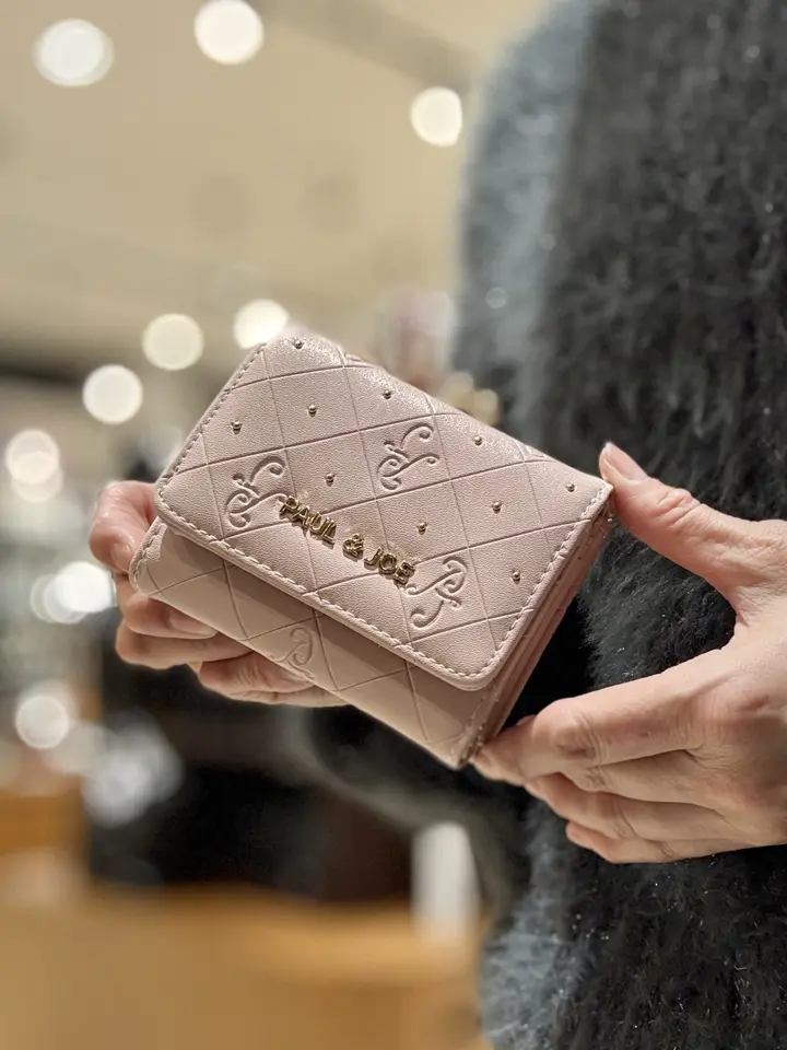 ポールアンドジョーアクセソワ 二つ折り財布 がま口 レディース