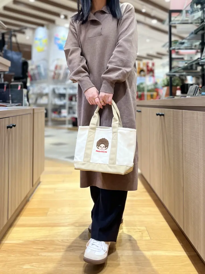 モンチッチ 小さめ 仕切りあり トートバック A5 軽い サブバッグ