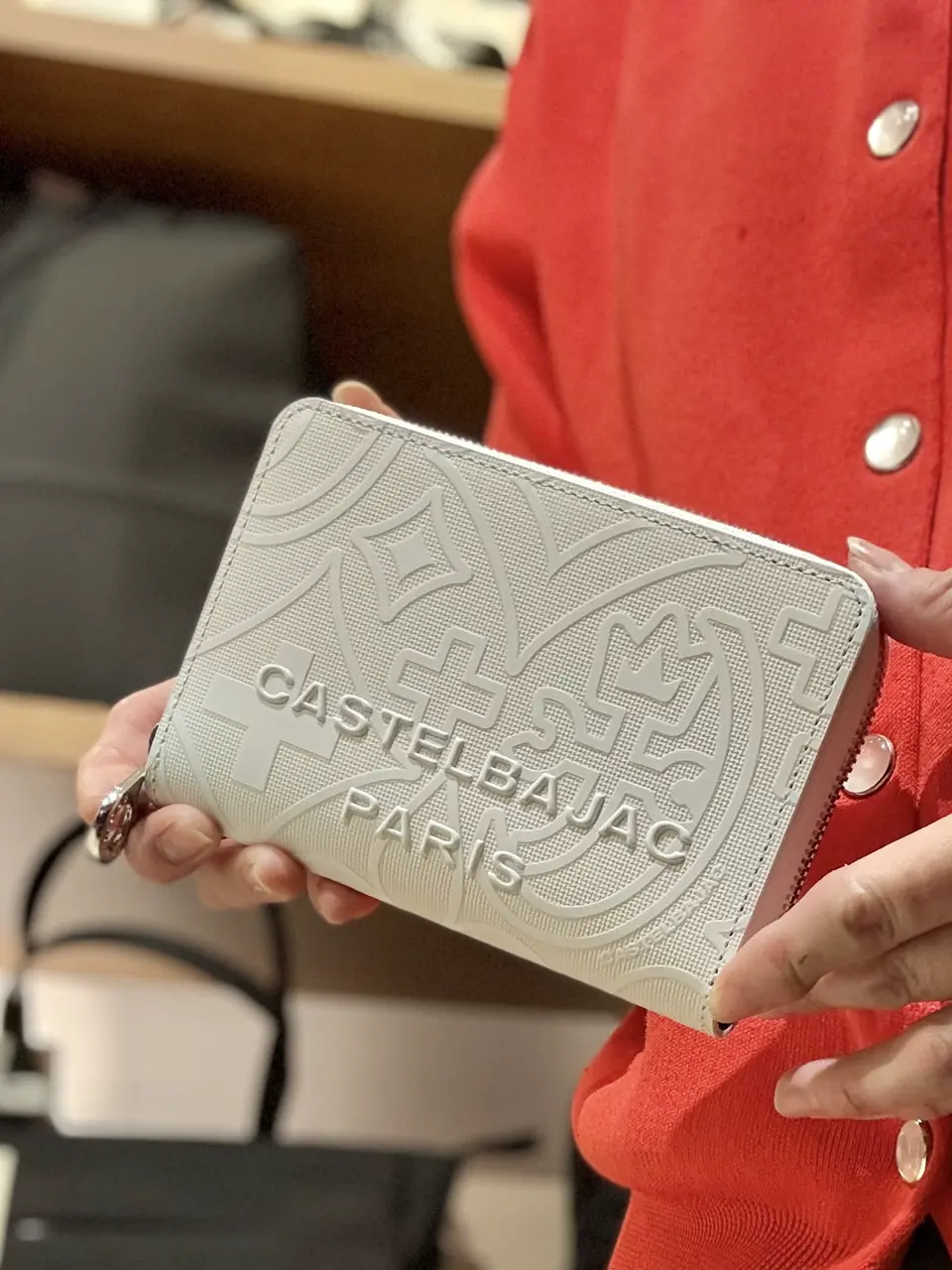 カステルバジャック 財布 ラウンドファスナー セミ長財布 ミドル