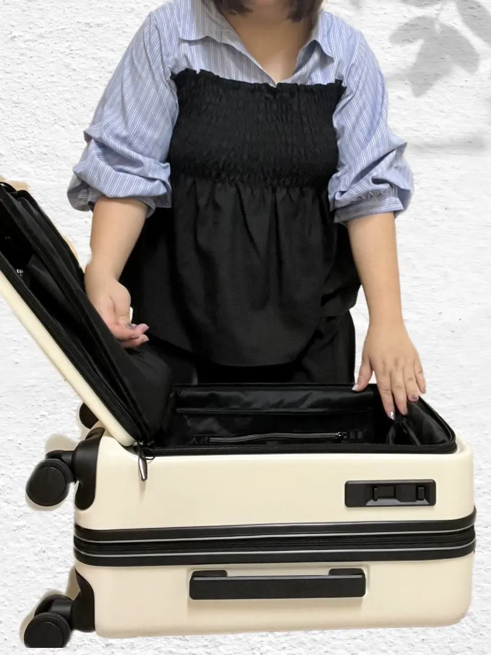 トランジットラウンジ スーツケース リップル プラス 37(42)L