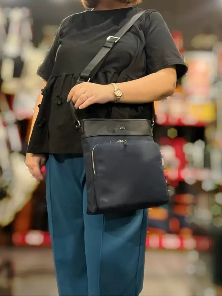 タケオキクチ ショルダーバッグ メンズ B5 縦型 Inter インター 748111